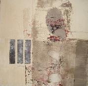 Öl-Mischtechnik auf Leinwand 60X60X4,5cm